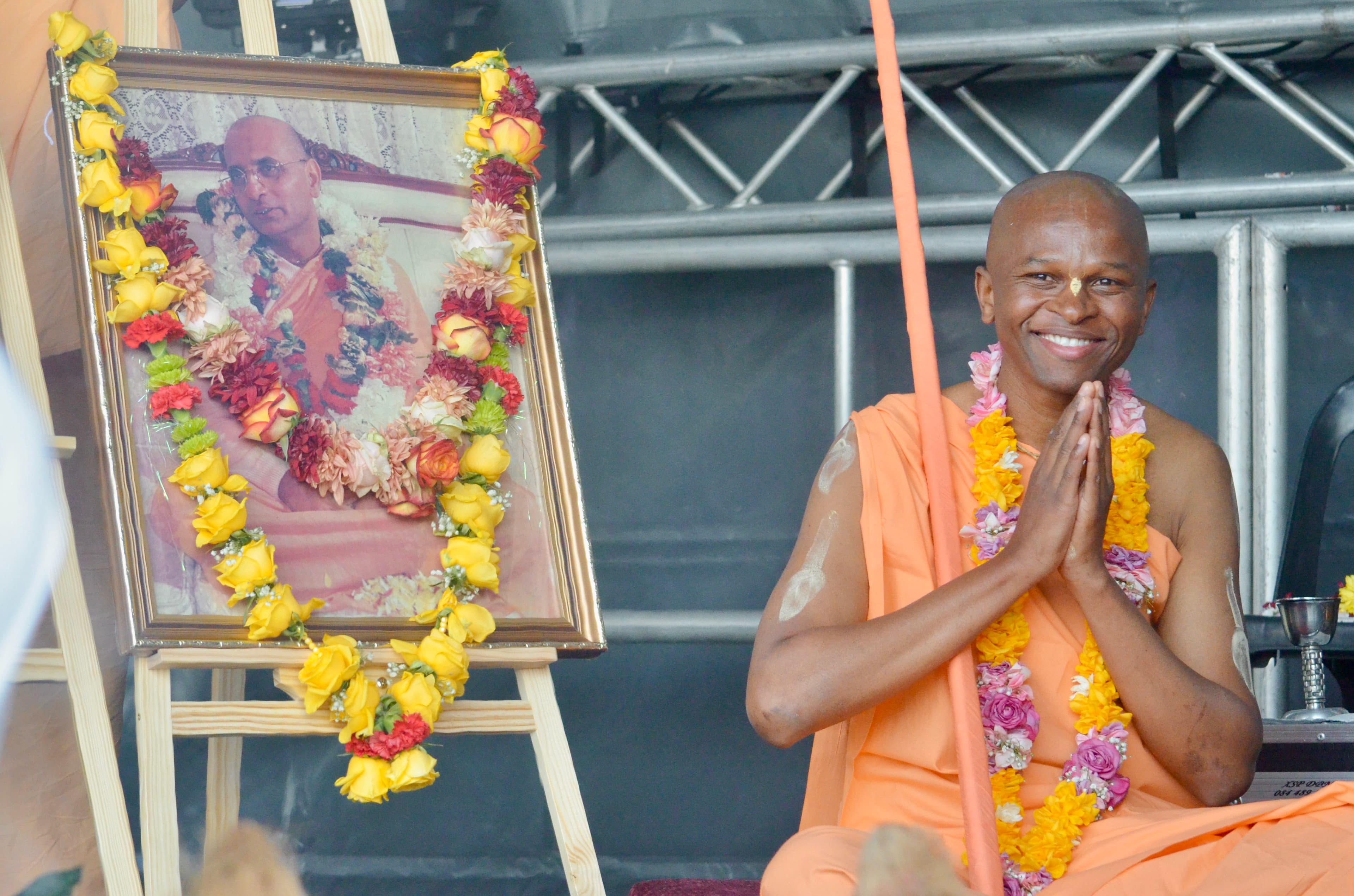 Gauranga Swami with spiritual master